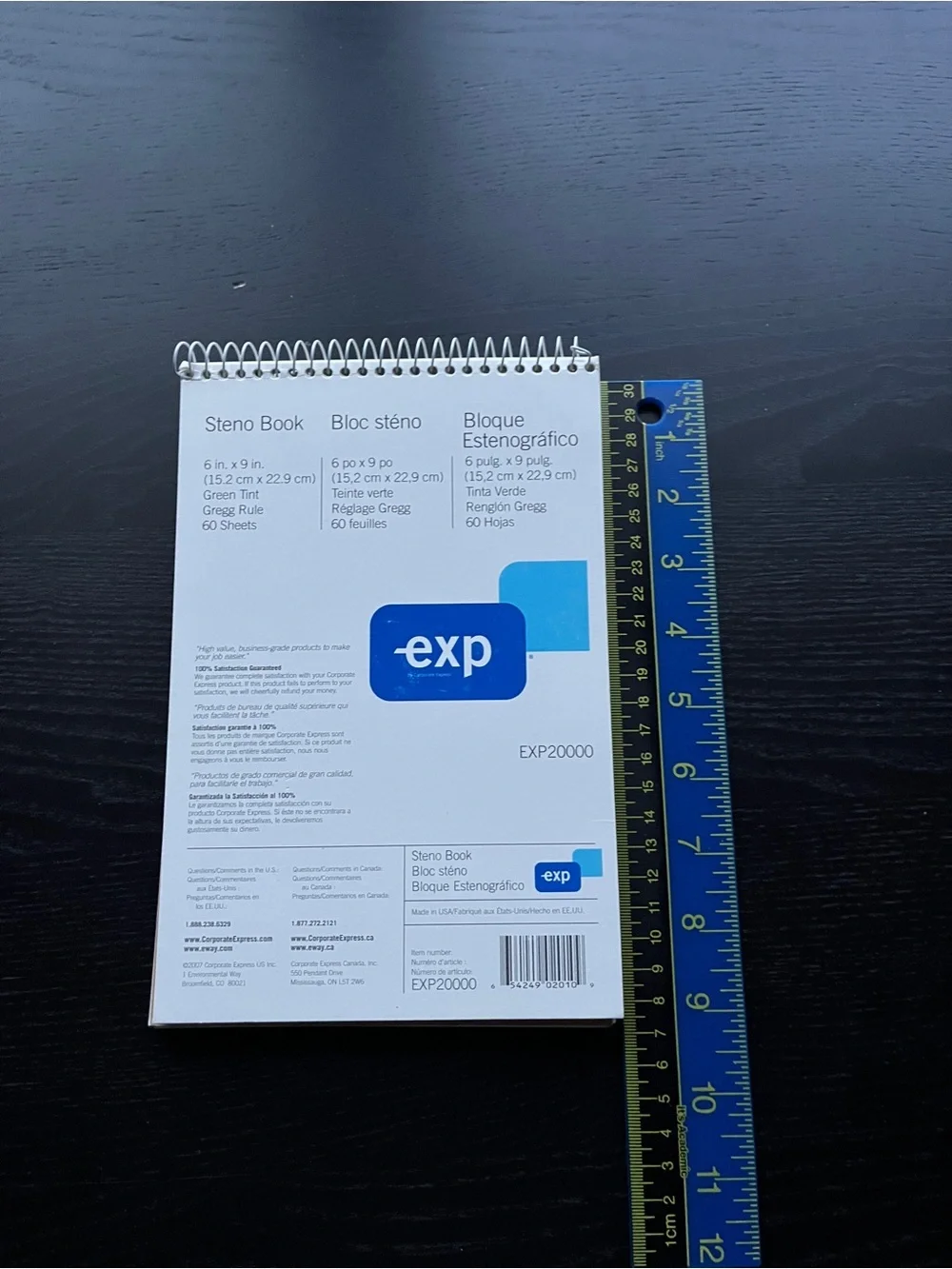 AMPAD & EXP 6x9 Green Tint Gregg Rule Steno Books Notebooks Lot